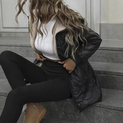 Women's Casual Hooded Cotton Jackets