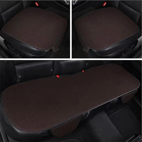 Ice Silk Cooling Car Seat Cushion Set