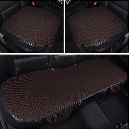 Ice Silk Cooling Car Seat Cushion Set