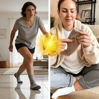 Cozy Cow Plush Grip Slipper Socks