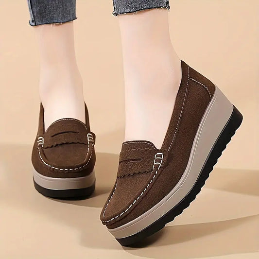 Women's Lightweight Thick-Soled Loafers