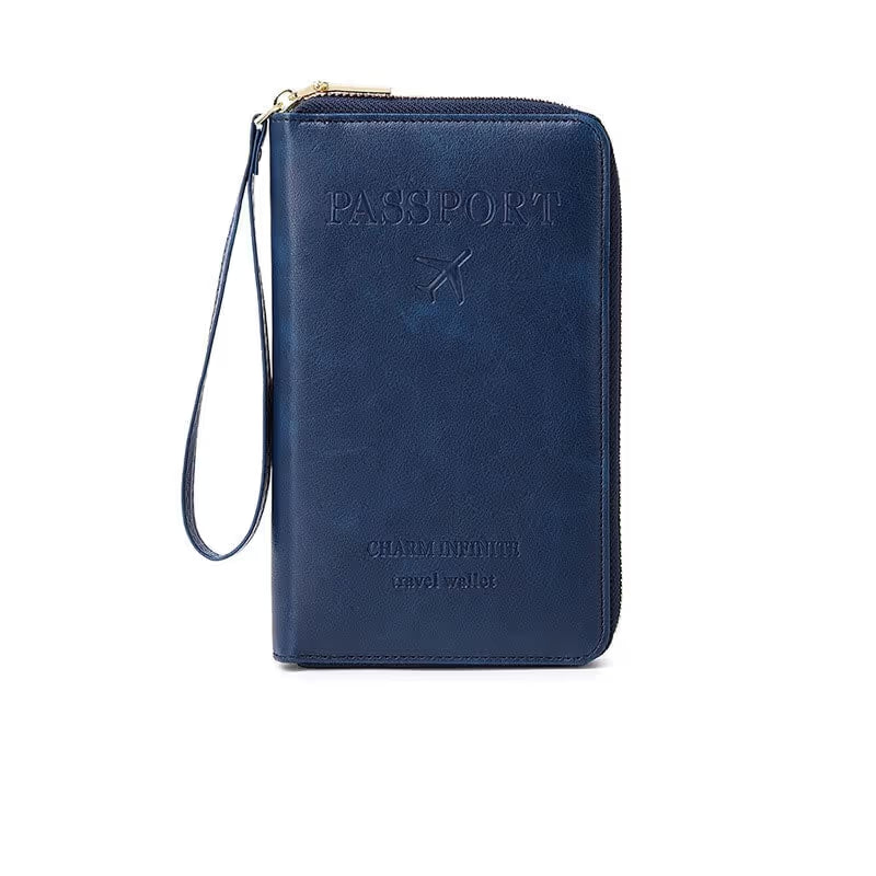 Multi Compartment Travel Passport Wallet
