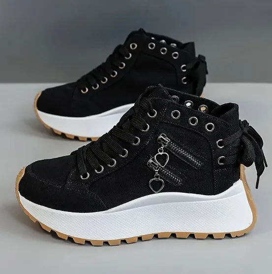 Women’s Arch Support Platform Wedge Trainers