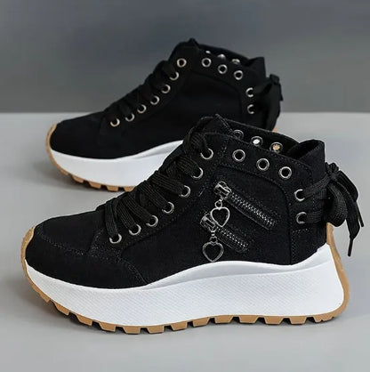 Women’s Arch Support Platform Wedge Trainers