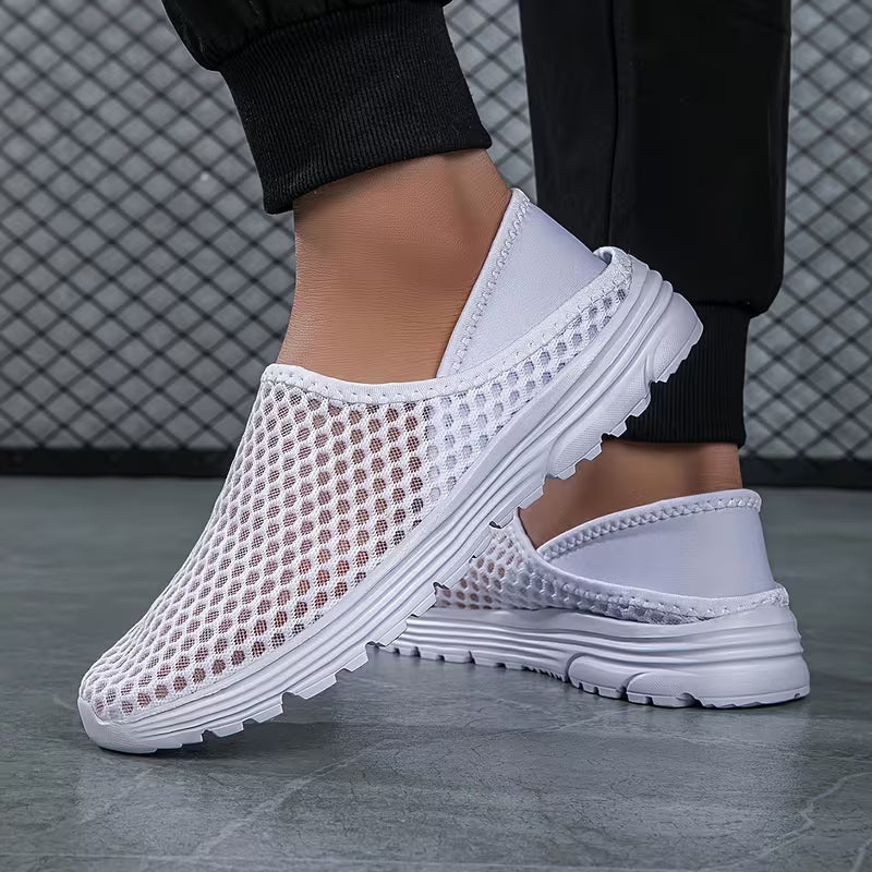 Men’s Breathable Lightweight Slip-On Mesh Trainers