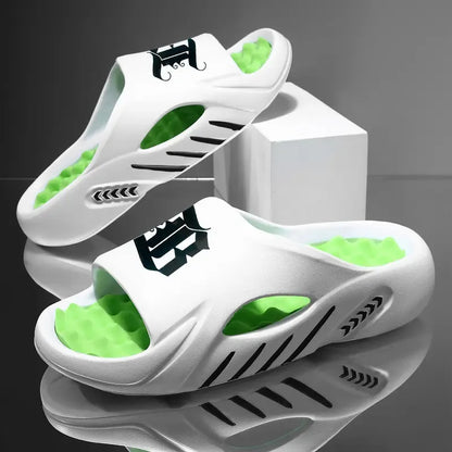 Thick-Sole Sport Slides