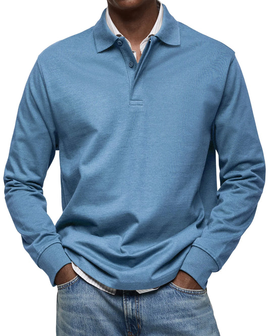 Men’s Harrington Long Sleeve Polo