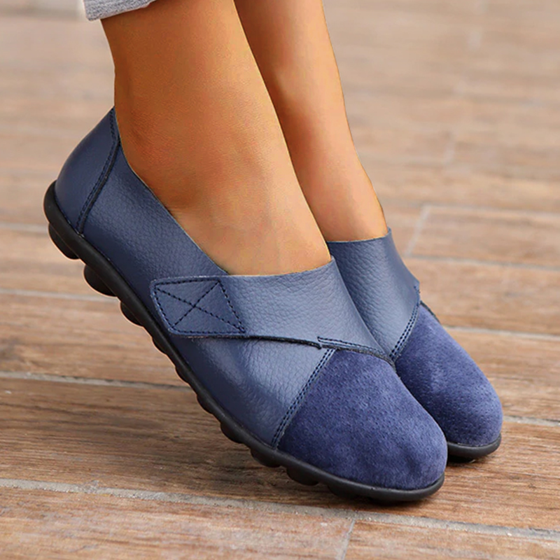 Comfy Leather-Look Loafers