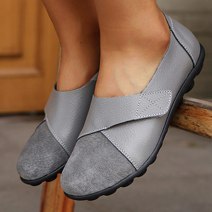 Comfy Leather-Look Loafers