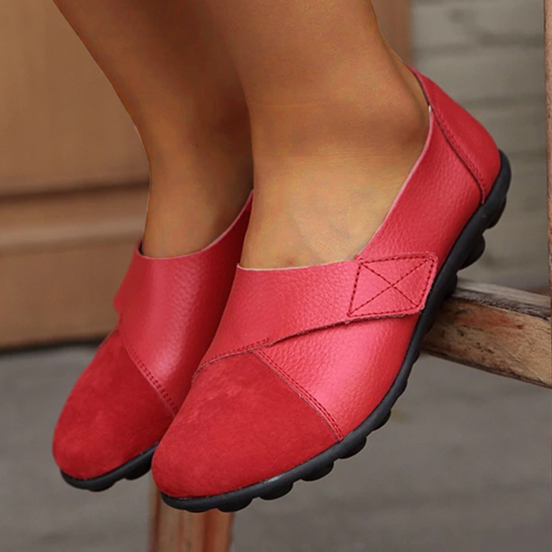 Comfy Leather-Look Loafers