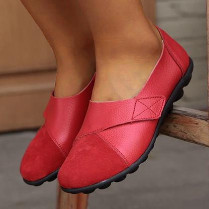 Comfy Leather-Look Loafers