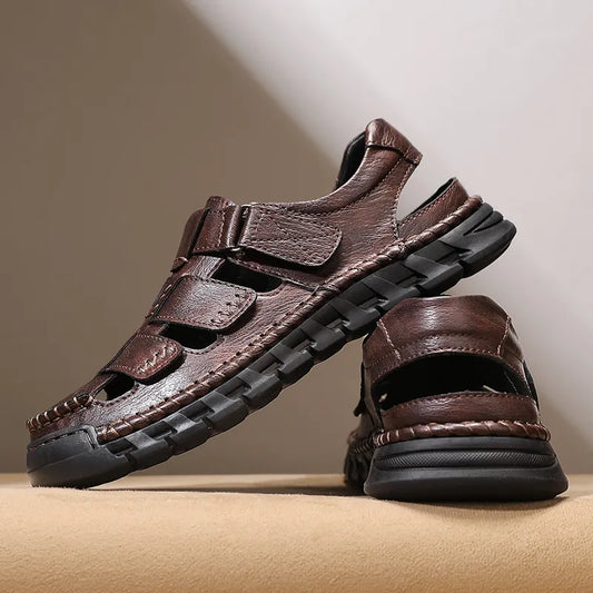 Men’s Handcrafted Leather-Look Comfort Shoes