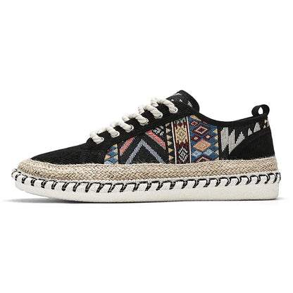 Men’s Breathable Casual Vintage Bohemian Espadrille Trainers
