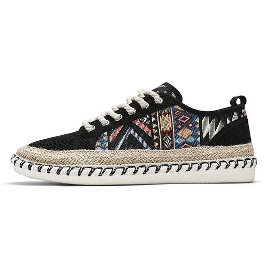 Men’s Breathable Casual Vintage Bohemian Espadrille Trainers