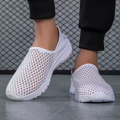 Men’s Breathable Lightweight Slip-On Mesh Trainers