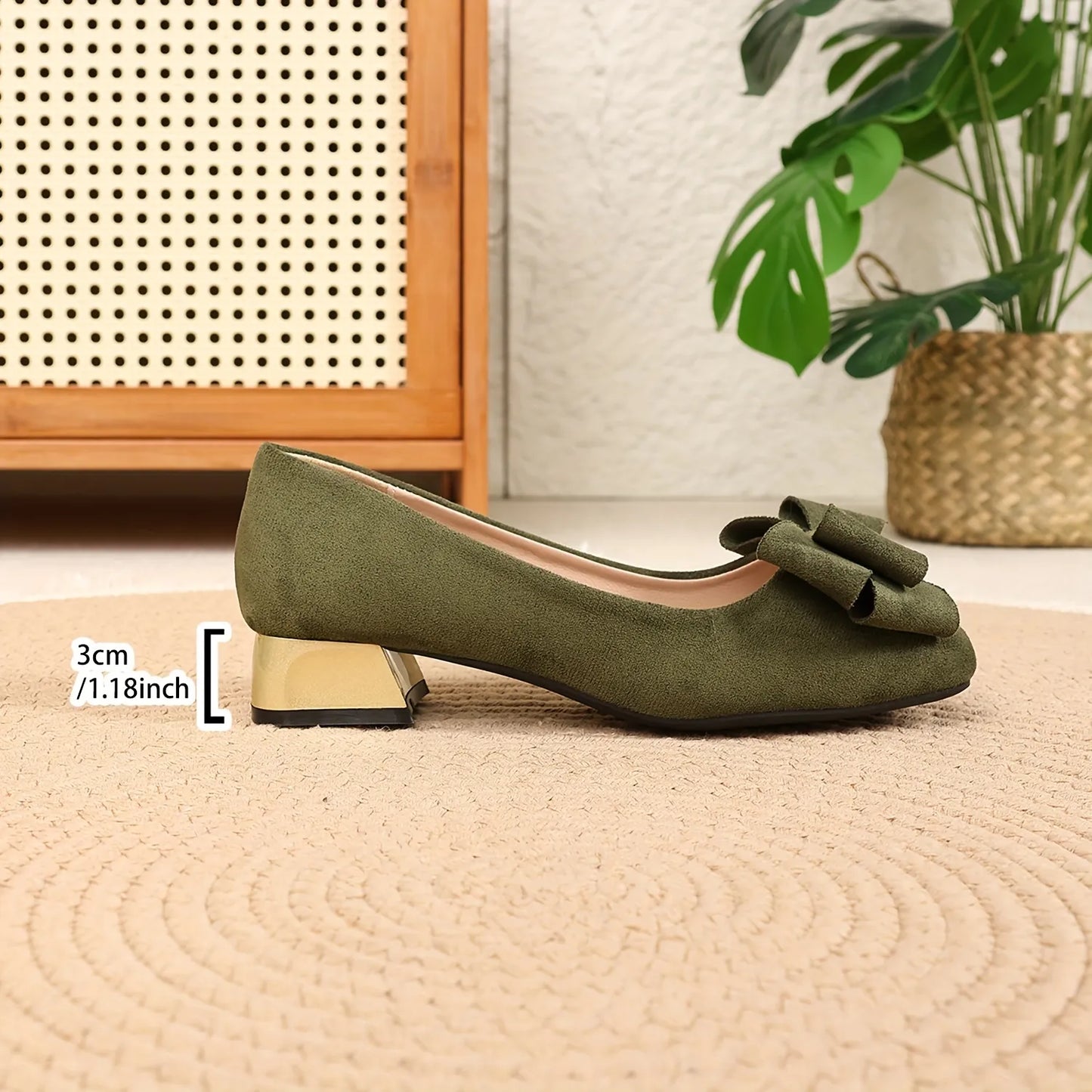Women’s Aurelia Bow Block Heel Pumps