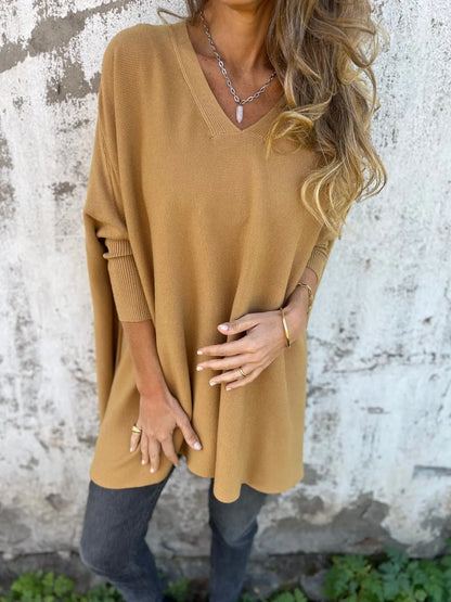 Women’s Loose Batwing Knit Top