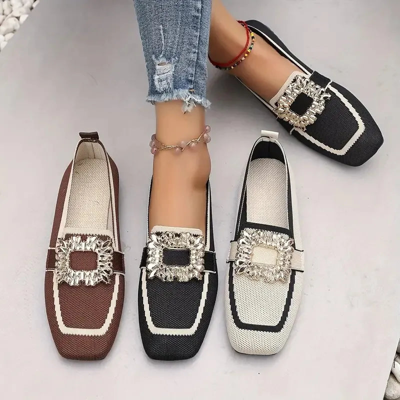 Women's Sparkle Comfort Slip-On Flats