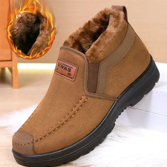 Men’s Orthopaedic Warm Arch Support Slip-On Boots