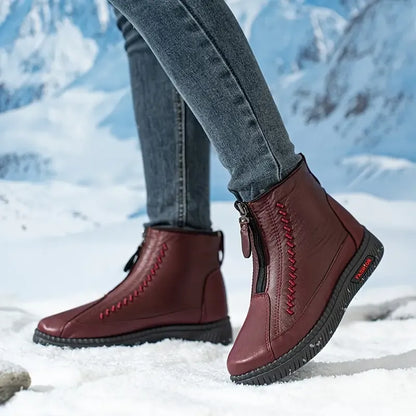 Women’s Warm Waterproof Slip-On Boots