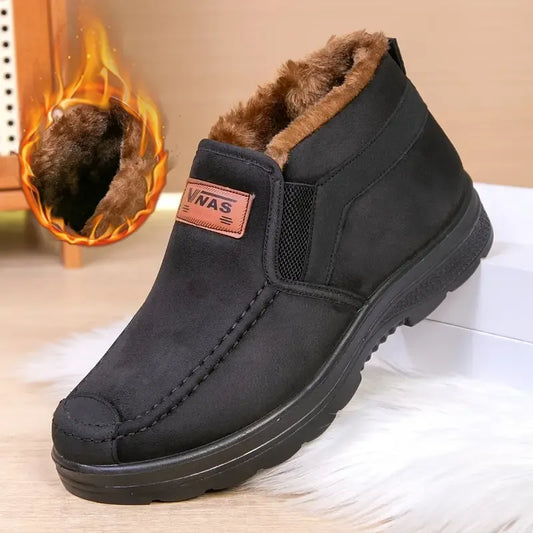 Men’s Orthopaedic Warm Arch Support Slip-On Boots