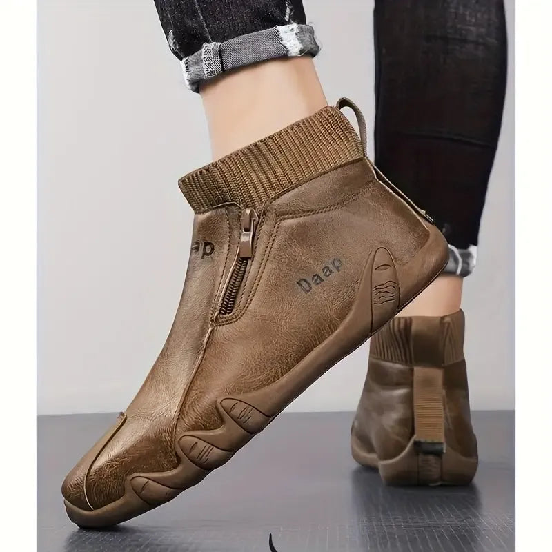 Men’s Warm Snow Boots – Water-Resistant & Non-Slip