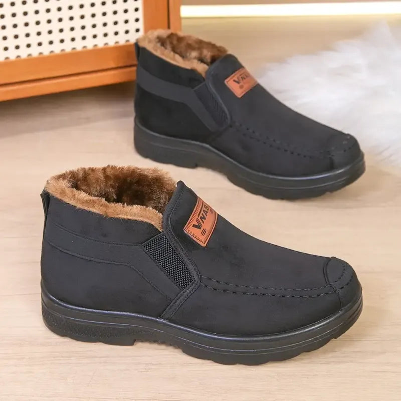 Men’s Orthopaedic Warm Arch Support Slip-On Boots