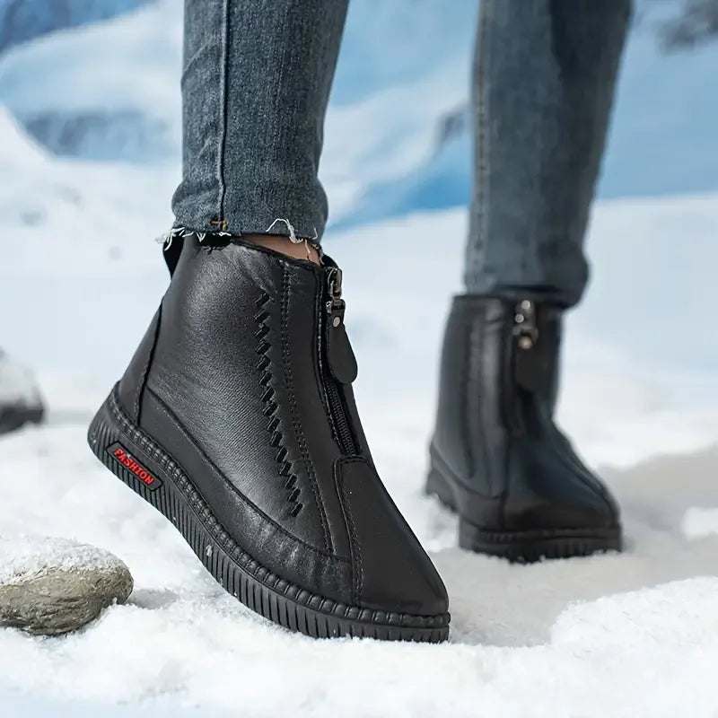 Women’s Warm Waterproof Slip-On Boots