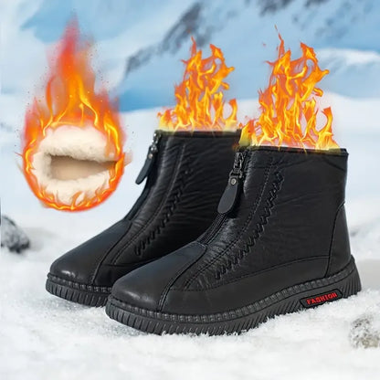 Women’s Warm Waterproof Slip-On Boots