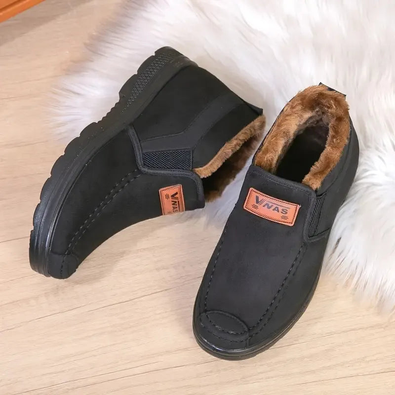 Men’s Orthopaedic Warm Arch Support Slip-On Boots