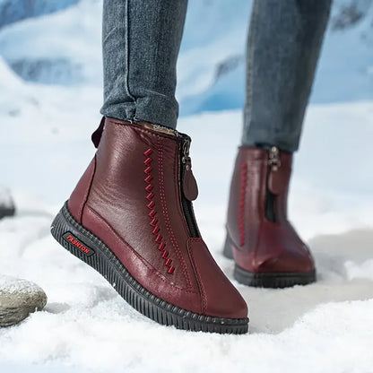 Women’s Warm Waterproof Slip-On Boots