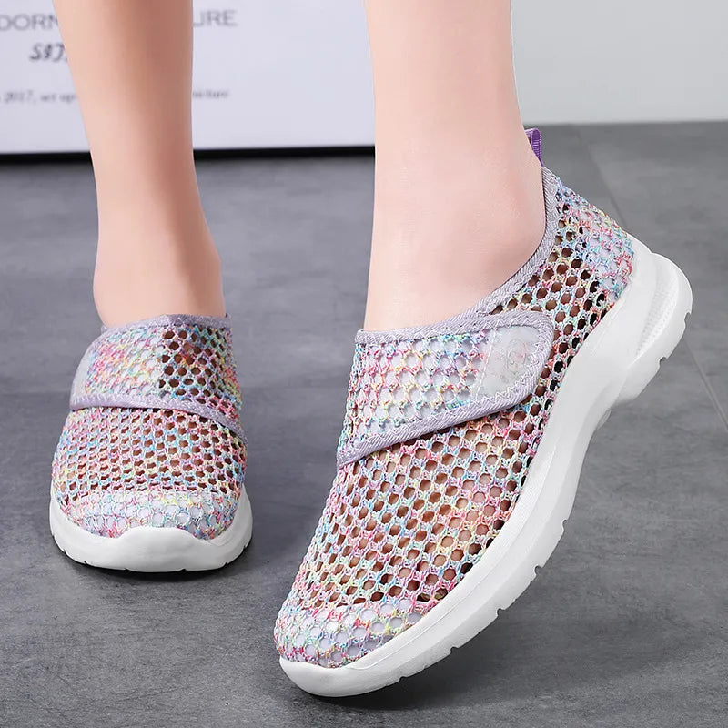 Women’s Aerova Adjustable Comfort Knit Trainers