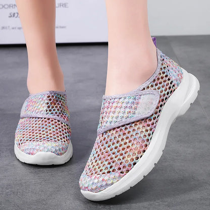 Women’s Aerova Adjustable Comfort Knit Trainers