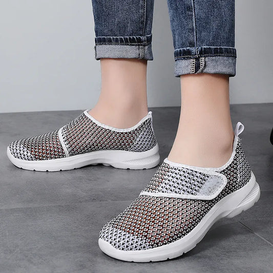 Women’s Aerova Adjustable Comfort Knit Trainers