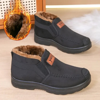 Men’s Orthopaedic Warm Arch Support Slip-On Boots