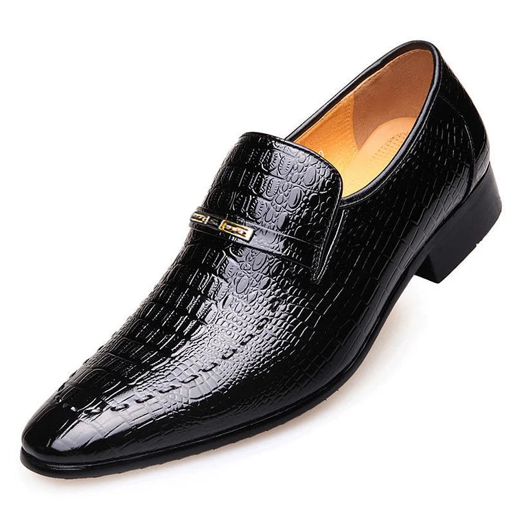 Men's Italian Leather-Look Shoes