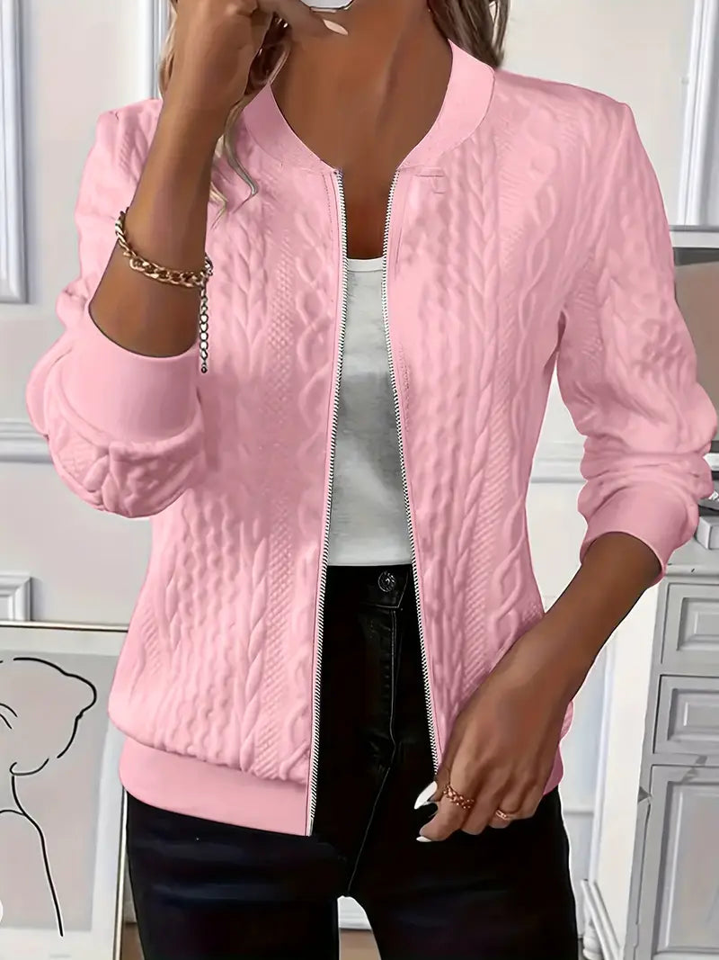 Women's Stylish Autumn-Winter Zip-Up Jacket