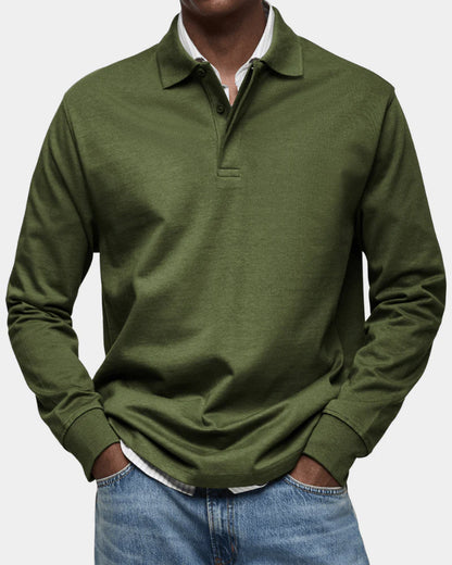 Men’s Long-Sleeve Polo Shirt