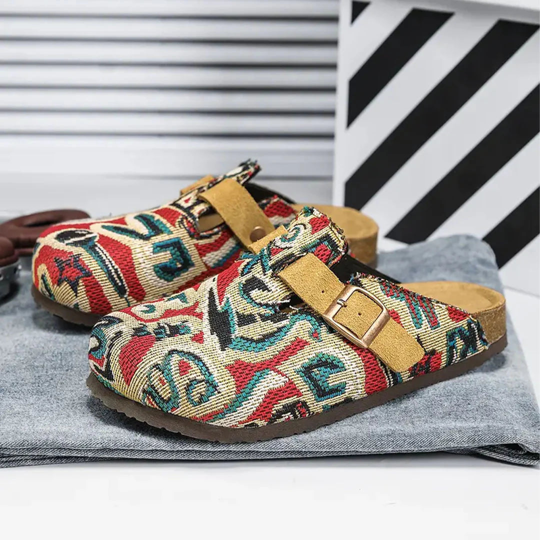 Printed Buckle Clogs