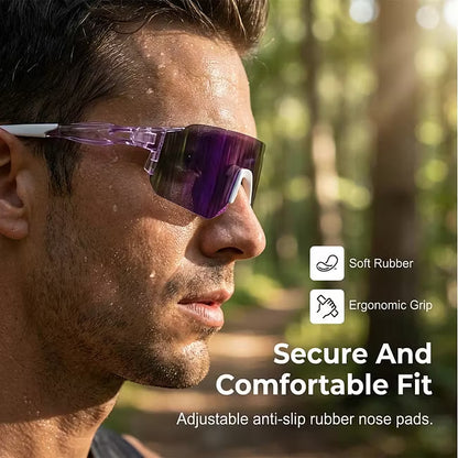 Large-Frame UV Protection Sports Sunglasses