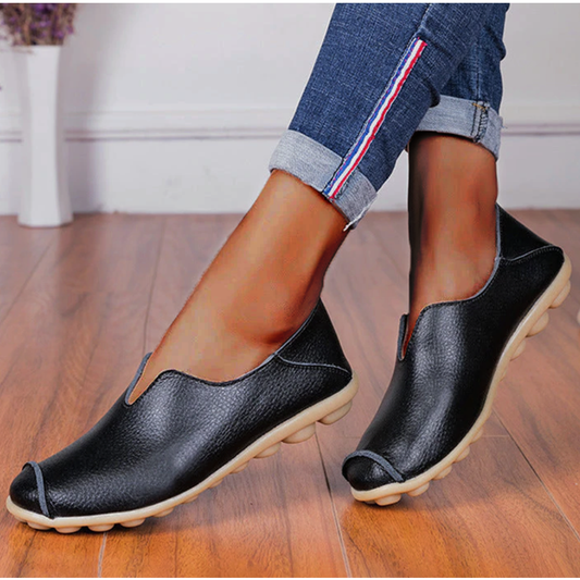 Ultra Comfortable Leather-Look Slippers