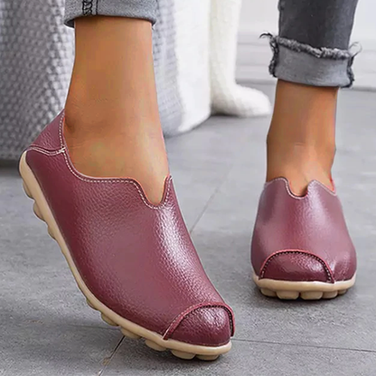 Ultra Comfortable Leather-Look Slippers