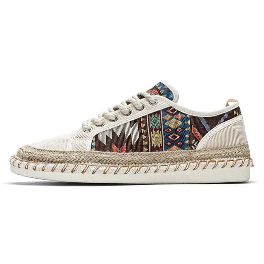 Men’s Breathable Casual Vintage Bohemian Espadrille Trainers