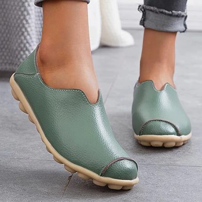 Ultra Comfortable Leather-Look Slippers