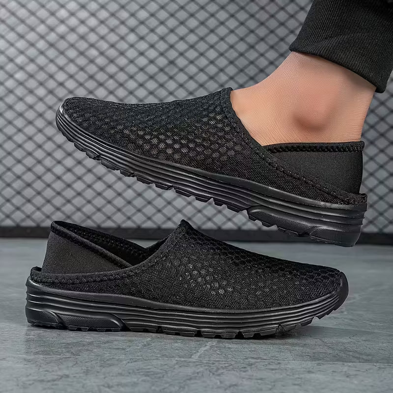 Men’s Breathable Lightweight Slip-On Mesh Trainers