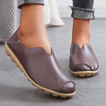 Ultra Comfortable Leather-Look Slippers