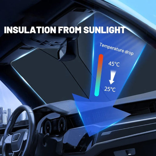 Foldaway Car Windscreen Sun Shield