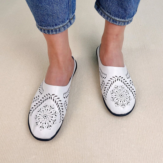 Women’s Cut-Out Slip-On Mules