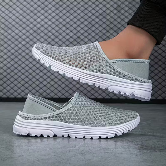 Men’s Breathable Lightweight Slip-On Mesh Trainers