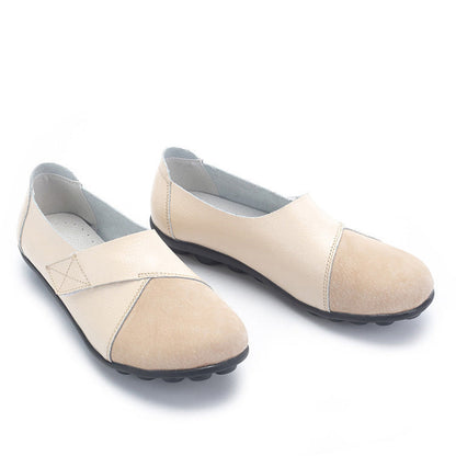 Comfy Leather-Look Loafers